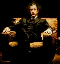 Al Pacino a Keresztapában.