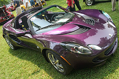 Aubergine Purple Lotus Elise.